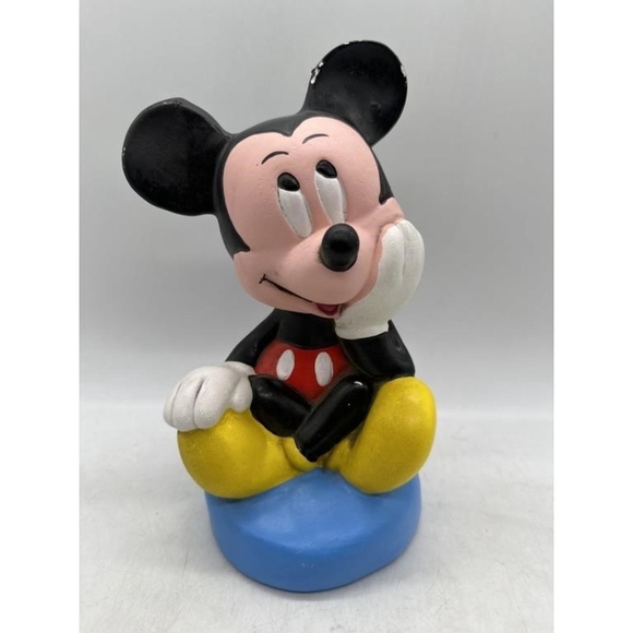Vintage Ceramic Disney Mickey Mouse Piggy Bank - Picture 1 of 5